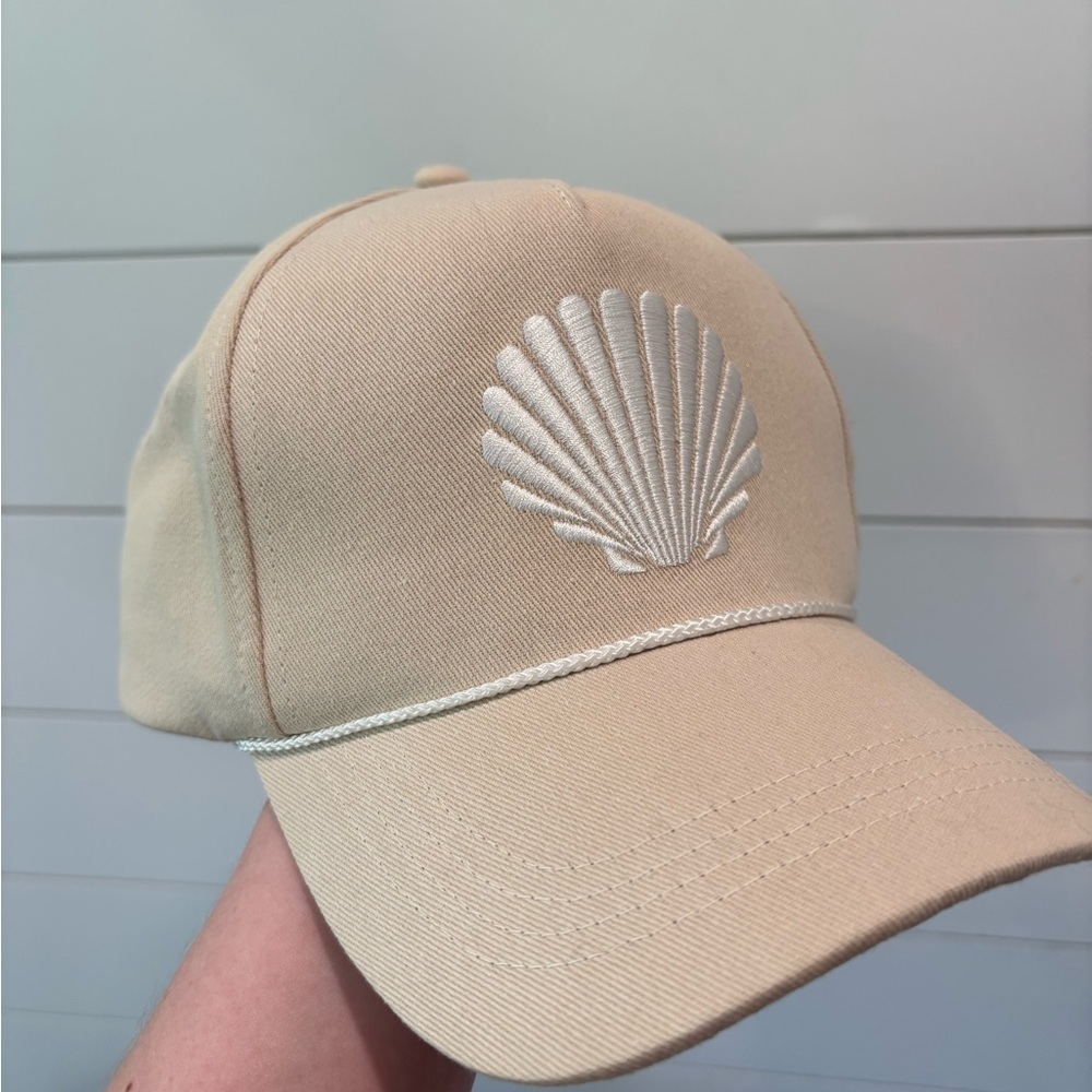 Altar'd State Tan Cap with Embroidered Text